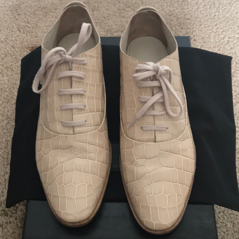 Alexander Wang Ingrid lace up oxford / Almond